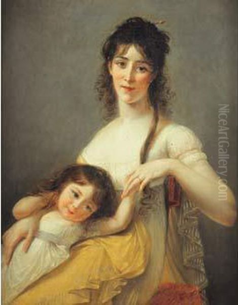 Portrait De Madame Auguste Durand Et De Sa Fille Heloise - view 1