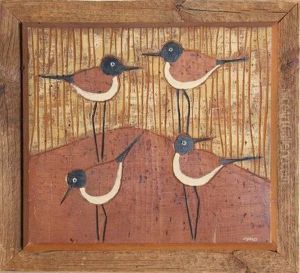 Sandpipers by Daniel Charles Grose