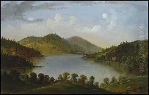 Quebec Lake Scene by Daniel Charles Grose