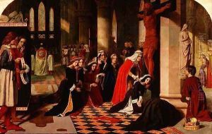 The Renunciation of Queen Elizabeth of Hungary, 1850 by James Collinson