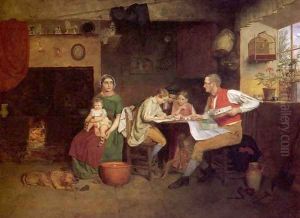 Answering the Emigrant's Letter, 1850 by James Collinson
