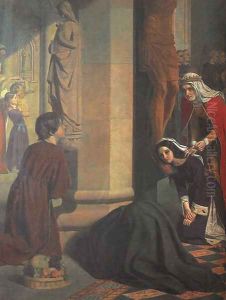 St. Elizabeth of Hungary (detail) 1848-50 by James Collinson