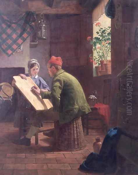The Writing Lesson, 1855 - view 1