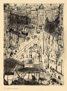 Kurfurstendamm, Ecke Joachimsthaler Strasse by Rudolf Grossmann