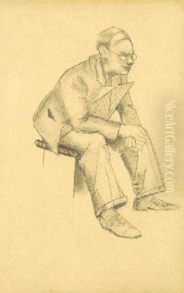 Freiburg/breisgrau - Sitting Man - view 1