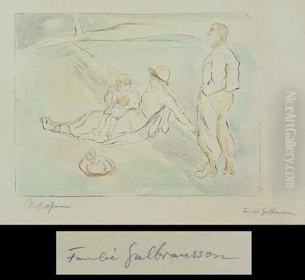 Familie Gulbransson Am Strand - view 1