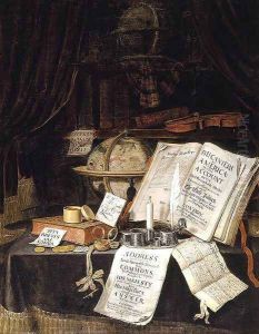 Vanitas Still-Life 1697 2 by Edwart Collier
