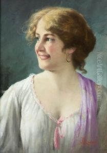 Ritratto Di Giovanne Donna by Giacomo Grosso