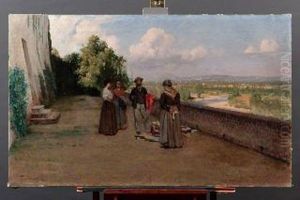 In Terrazza by Giacomo Grosso