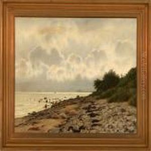 Coastal Scenery From Elsinore by Vilhelm Georg Groth