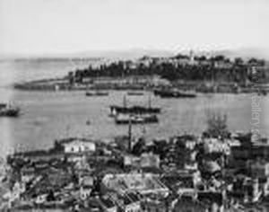 Panorama Von Istanbul by Vilhelm Georg Groth