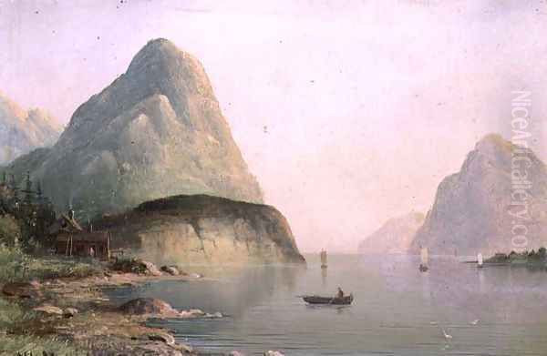 A Fjord Scene - view 1