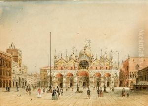 Venezia, Piazza San Marco Verso La Basilica by Carlo Grubacs