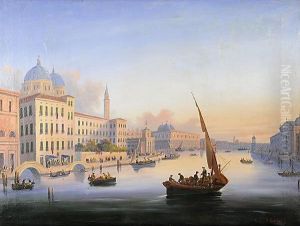 Imbarcazioni Nel Canal Grande by Carlo Grubacs