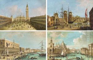 Quatre Vues De Venise by Carlo Grubacs