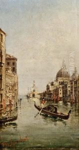 Ansicht Von Venedig Mit Der Kirche Santa Maria Della Salute
