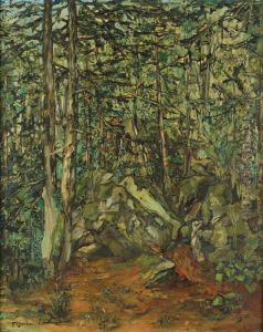 Sous Bois, La Foret De Fontainebleau by Francis Gruber