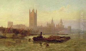 The Palace of Westminster, 1892 by George Vicat Cole