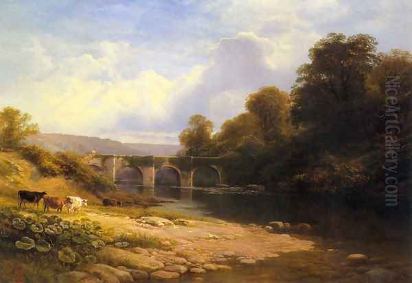 Staveton Bridge, Devon - view 1