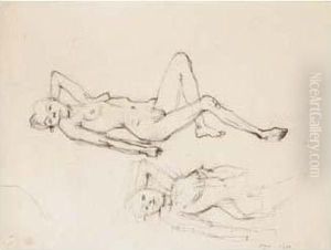 Deux Femmes Allongees by Francis Gruber