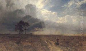 On Holmbury Hill by George Vicat Cole