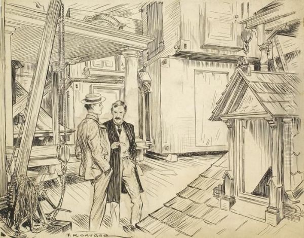 The Sectional House. Signed Lower Left F.r. Gruger. - view 1