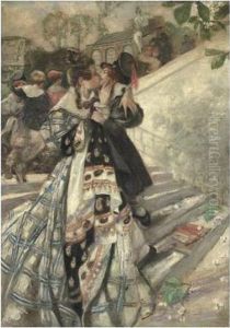 Le Baiser by Jules-Alexandre Grun