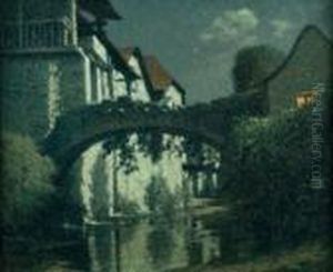 Pont Du Village by Maurice Grun