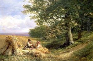 The Harvesters, 1881 by George Vicat Cole