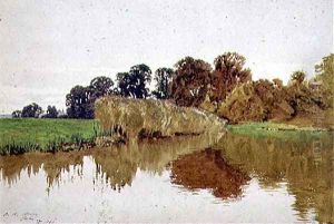 On the Arun, Stoke, Sussex by George Vicat Cole