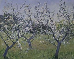 Spring In The Orchard by Elioth Gruner