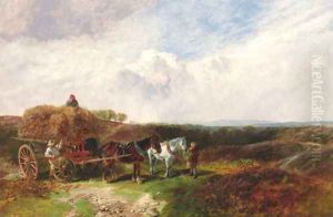 The Harvesters by George Vicat Cole