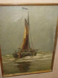 Sailboat by Charles Paul Gruppe