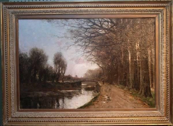 Man Along A River Landscape - view 1
