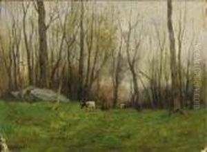 Pasture In The Bronx, New York by Charles Paul Gruppe
