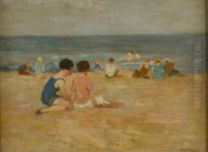 On The Beach by Charles Paul Gruppe