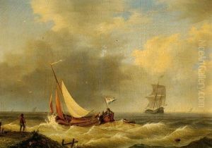 Ships By A Jetty