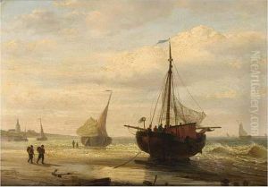 Bomschuit On The Beach by Willem Jun Gruyter
