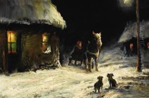 Winter by Petr Nicolaevich Gruzinsky