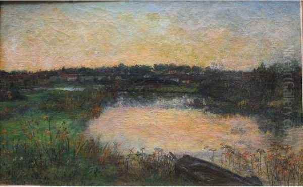 Coucher De Soleil A Rogny - view 1
