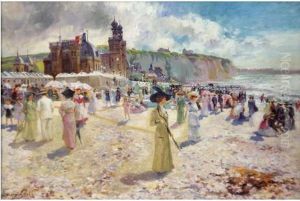 Animation Sur La Plage De Dieppe.