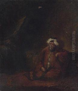 A Seated Oriental by Giovanni Antonio Guardi
