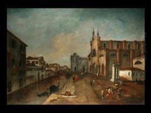 Venezianische Ansicht by Giovanni Antonio Guardi