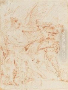 Joseph And Potiphar's Wife (#) Potiphar's Wife by Giovanni Antonio Guardi