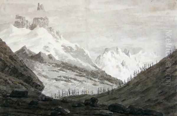 Between Chamonix and Martigny, 1776 - view 1