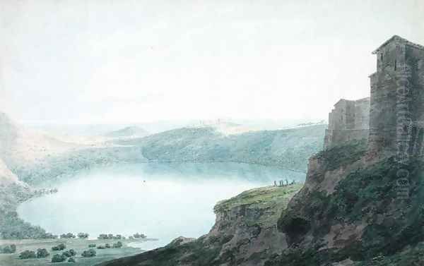 Lake Nemi, 1780 - view 1