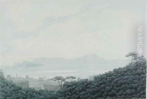 The Bay of Naples from Capodimonte, Italy, c.1790 by John Robert Cozens
