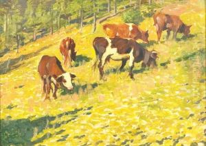 Pascolo In Alta Montagna by Giovanni Guarlotti
