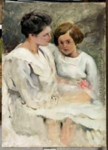 "madre E Figlia" 27/2/1911 by Giovanni Guarlotti