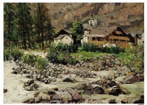 "gressoney" 1916 - view 1